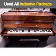Used Calisia Polished Mahogany Upright Piano - All Inclusive Premium Package (SN:04673) Used Calisia Polished Mahogany Upright Piano - All Inclusive Premium Package (SN:04673)